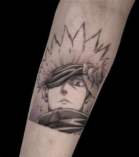 tatuajes anime blanco y negro